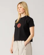 Grounded Logo Cropped T Shirt Blacks